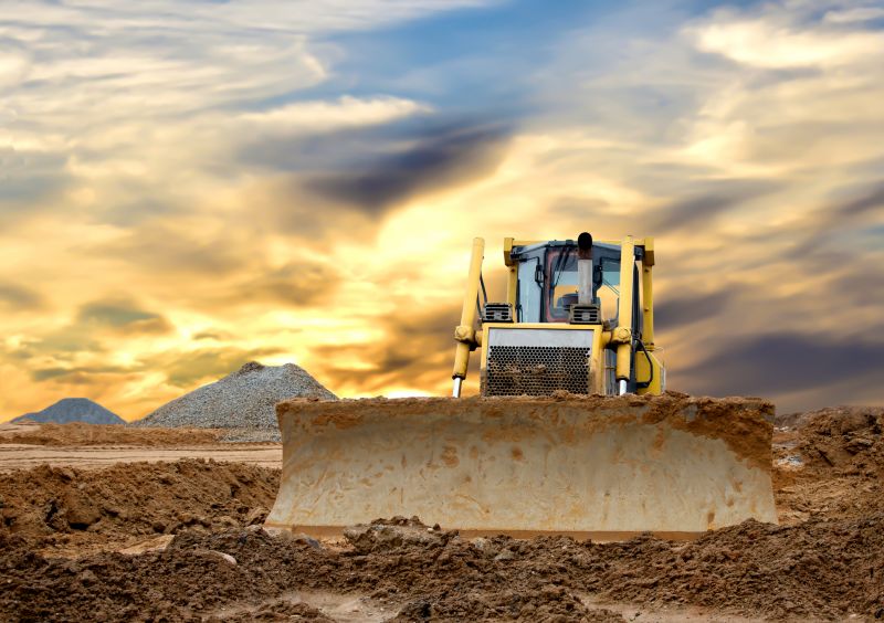 Yard grading machinery