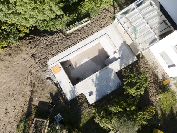 Pool Area Grading in Brighton