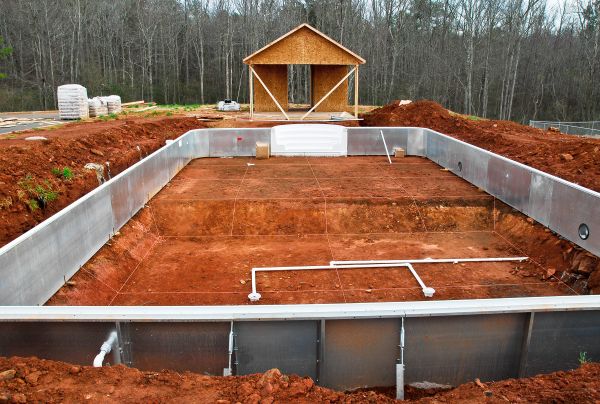 Pool Site Grading in Brighton