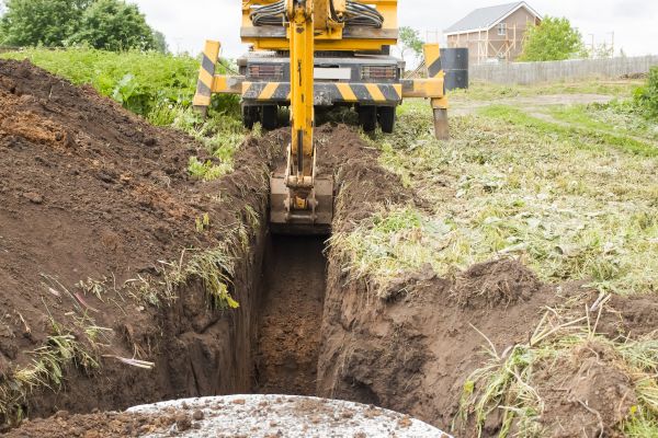 Drainage Trench Installation in Brighton