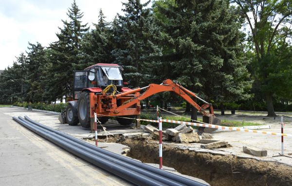 Sewer Line Excavation in Brighton