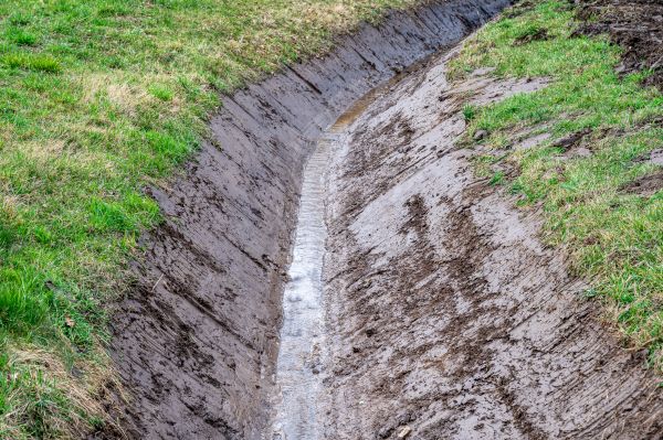 Cost of Drainage Ditch Construction in Brighton