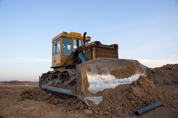 Bulldozer Land Grading in Brighton