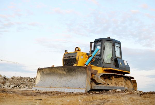 Bulldozer Land Excavation in Brighton