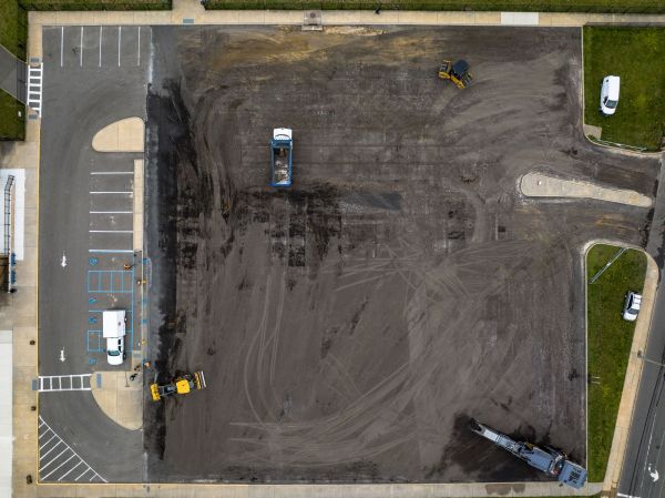 Parking Lot Excavation in Brighton